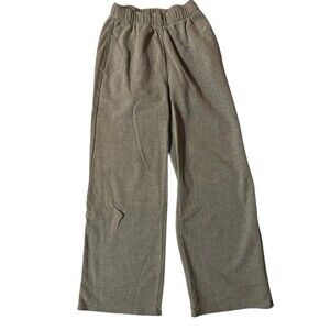 Hollister wide leg grey sweatpants xxs